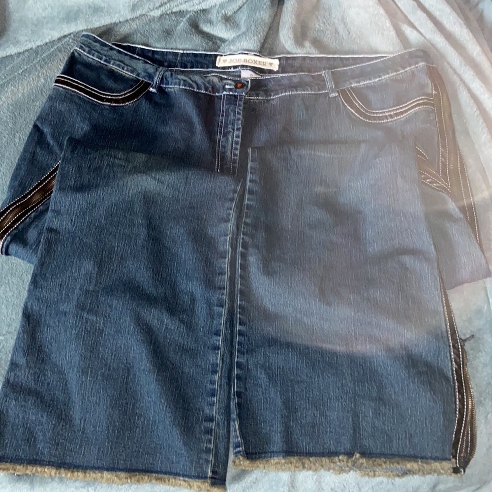 Vintage Joe boxer zipper jeans. Zip all the way up the legs!
